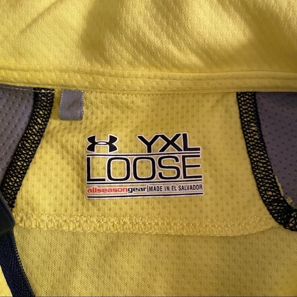 Under Armour 1/4 Zip All Weather Gear Youth Shirt - Picture 5 of 8